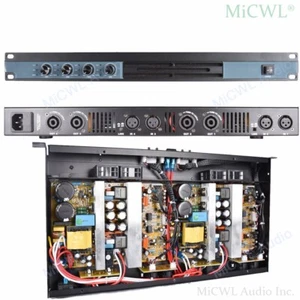 Pro 6400W Digital Power Amplifier 4 Way Drive 800W Speaker Each Channel PreAMPs - Picture 1 of 11