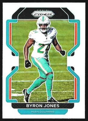 Byron Jones 2021 Panini Prizm Silver Prizm Miami Dolphins #110 - Image 1 of 2
