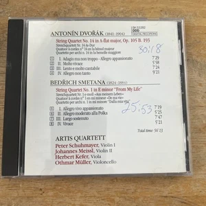 Antonin Dvorak celebrities Artist Quartet CD Sk 53282 - Imagen 1 de 5
