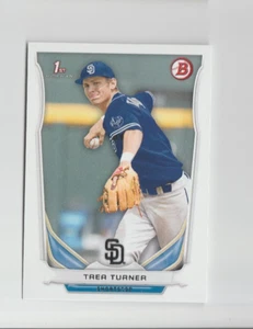 TREA TURNER 2014 BOWMAN DRAFT PICKS BASEBALL 1. BOWMAN PROSPECT ROOKIE PADRES - Bild 1 von 2
