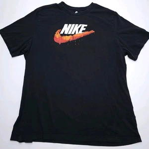 Nike T Shirt Mens XXL Black Short Sleeve Deep-Fried  - Picture 1 of 9
