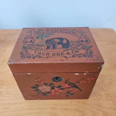Vintage/Antique Tack  Kee & CO Canton, China Tea Box - Image 1 of 4