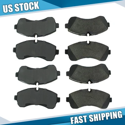 Juego de pastillas de freno de disco C-Tek delanteras traseras 2 piezas para Workhorse W42 2006 2007 2008 2009 Foto 1 de 4