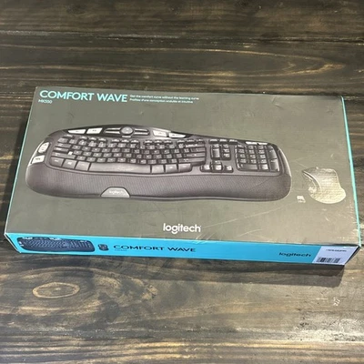 Logitech MK550 Comfort Wave Wireless Keyboard & Mouse Combo With Dongle Tested - Image 1 of 4