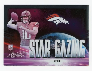 2024 Panini Absolute - Star Gazing Bo Nix #SG-BNX (RC) - Picture 1 of 2