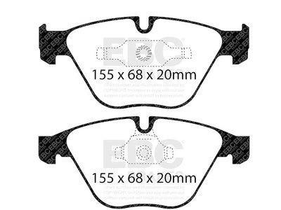 Juego de pastillas de freno delanteras para BMW 335d 2009-2011 EBC 33392WVWS 2010 Foto 1 de 4