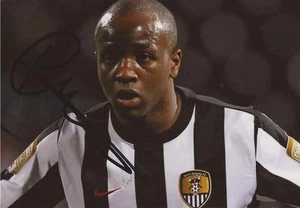 FOTO DE ACCIÓN 6x4 firmada por brandy febiano NOTTS COUNTY + CERTIFICADO DE AUTENTICIDAD - Imagen 1 de 1