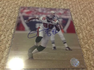 MICHAEL CLAYTON TAMPA BAY BUCS SIGNED AUTOGRAPHED ACTION 8X10 PHOTO Lot - Picture 1 of 2