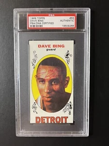 Dave Bing Signed 1969 Topps #55 Autograph Rookie HOF RC Auto PSA/DNA - Picture 1 of 2