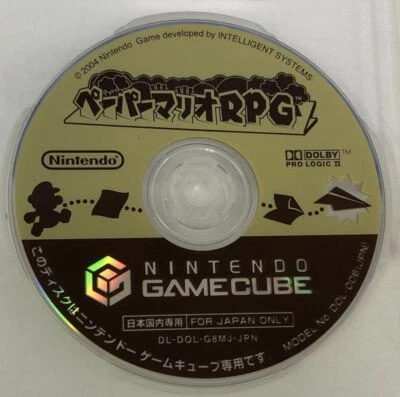 Nintendo Game Cube Paper Mario RPG Japan w/ Manual 5927 SP - Image 1 of 3