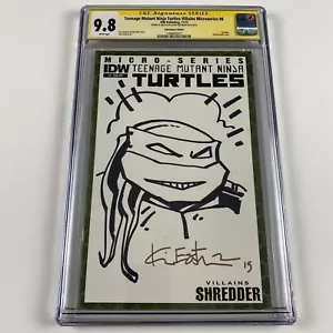Teenage Mutant Ninja Turtles Villains 8 CGC 9.8 Sketched by Kevin Eastman - Bild 1 von 3