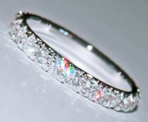 1 Karat Memory Ring Diamant Eternity Memoirering Damen Liebe Band gr 50-64 - Bild 1 von 7