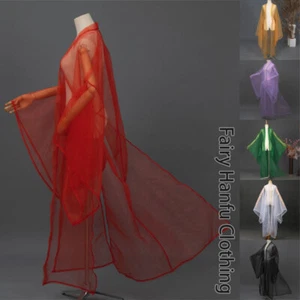 Fairy Hanfu Clothing Chiffon Cloak Cardigan Wide Sleeved Coat Costume Chinese - Bild 1 von 19
