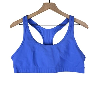 Aritzia TNA TnAction TnaSLICK Periwinkle Ribbed Climb Sports Bra Size XL - Image 1 of 4