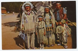 Postal Chief Running Horse and Family - Imagen 1 de 2