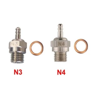 70117 Spark Hot Glow Plug N3/N4 For 1/10 1/8 Nitro Truck RC/Car HPI HSP - Picture 1 of 10