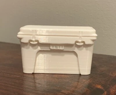 YETI Inspired Miniature Mini Cooler, 3D Printed, USA Made, 1/10 Scale