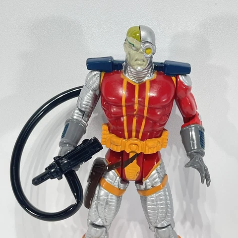 Vintage ToyBiz 1992 Marvel Super Heroes DEATHLOK Loose W/ Hose & Weapon Cover