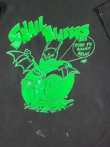 Camicia Vintage 1993 Snail Blazers Run, Taglia X-Large, 25x30,5", Slip City - Foto 1 di 10