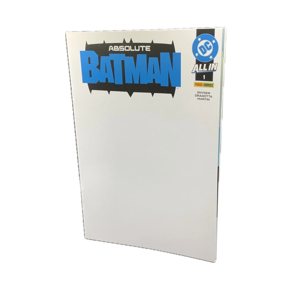 ABSOLUTE BATMAN n. 1 VARIANT BLANK COVER - Panini Comics - Immagine 1 di 1