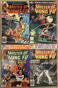 Master Of Kung Fu Set of Four #92, #93, #94, #95 All VF published in 1980 - Picture 1 of 23