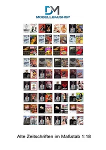 Alte Zeitschriften 1:18 Diorama Modellbau Realistisch Werkstatt Garage - Picture 1 of 2