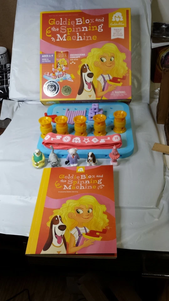 Goldie Blox y la máquina giratoria leer y construir a lo largo de la edad 4+ completa Foto 1 de 2