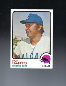 1973 Topps Ron Santo HOF # 115 EX-MT
