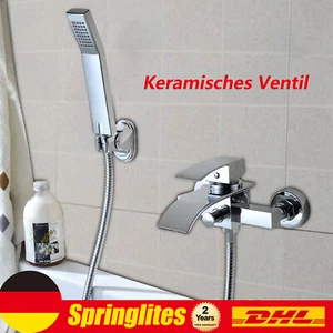 Dusche Badewannenarmatur Wannenarmatur Wasserfall Mischbatterie Mit Handbrause - Bild 1 von 10