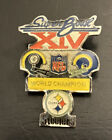 Clip cravate Super Bowl 14 XIV Steelers vs Rams champion du monde STEELERS PIN