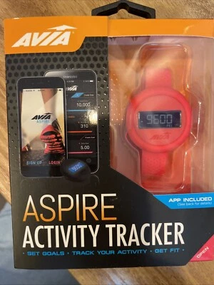 Avia Aspire трекер активности красный совершенно новый фитнес-трек AV-CF2003P - Изображение 1 из 3