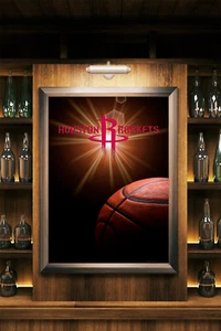 Houston Rockets NBA Basketball Wall Decor Art Print EXTRA LARGE 66x44 - Picture 1 of 3