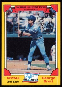 1982 Topps Drake's Big Hitters George Brett Kansas City Royals #4