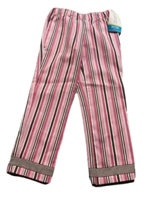 Patsy Aiken chez ami belle pink striped girl pajama Pant bottoms size 5 - Picture 1 of 6