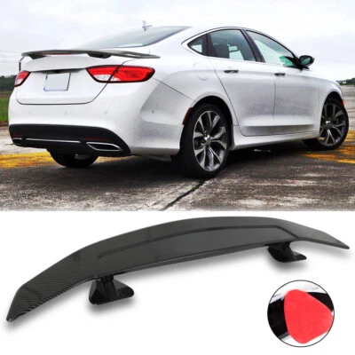 Carbon 46" Rear Trunk Spoiler Racing Wing Lip GT Style For Chrysler 200 2011-17 - Image 1 of 4