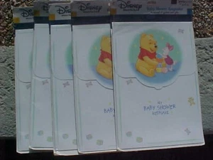 10 pieces of Disney Winnie The Pooh Baby Shower keepsake book and first birthda - Picture 1 of 2
