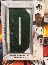2010 SP Authentic By the Letter Signatures /299 Hassan Whiteside Rookie Auto RC