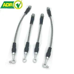Braided Caliper Brake Line Kit for Nissan Patrol GU Y61 - Picture 1 of 1