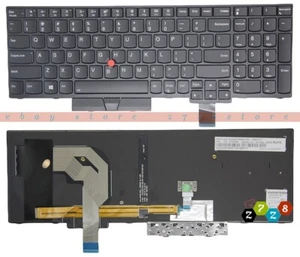 Neue Lenovo Thinkpad T570 T580 P51S P52S US Tastatur mit Hintergrundbeleuchtung 01HX219 01HX248 - Bild 1 von 1
