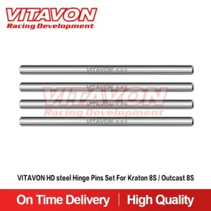 VITAVON HD Steel Hinge Pins Set For Kraton 8S / Outcast 8S - Picture 1 of 2