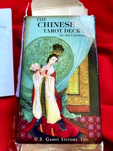 The Chinese Tarot Deck by Jui Guoliang Traditional Paintings U.S. Games Systems - Picture 1 of 11