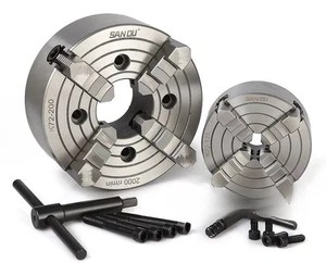 Four-jaw Single-action Chuck K72-80/100/125/160/200/250/320 - Picture 1 of 22