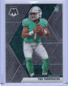 Tarjeta de novato Tua Tagovailoa 2020 Panini Mosaic #203 Alabama Miami Dolphins - Imagen 1 de 2