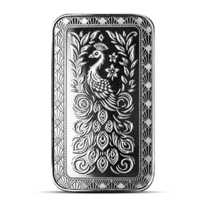 Barra de plata Scottsdale Marquee Peacock de 1 oz - Imagen 1 de 4