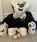 Maverik Lacrosse Lot: M5 EKG Shoulder Pads Max Gloves Arm Pads Duffel Bag MORE!