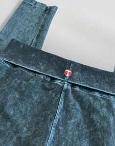 Hard Tail Forever Roll Down Leggings Sz Small Style CJ72219 EC - Picture 1 of 7