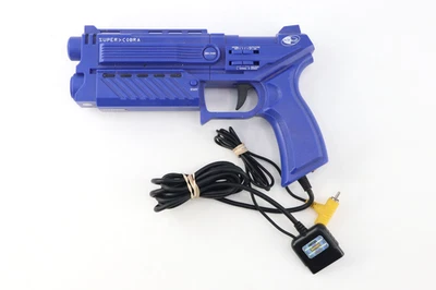 Pistola de luz azul Nyko Super Cobra PS-80040-E09 para PS1/PS2 - Testada e funcionando - Imagem 1 de 4