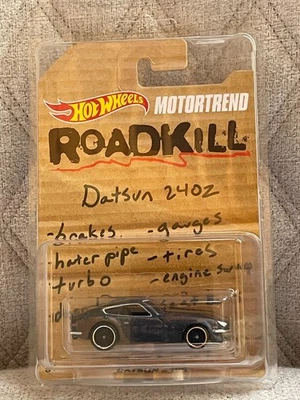 Hot Wheels Motortrend Roadkill Datsun 240Z 2019 coche de edición limitada nuevo en tarjeta Foto 1 de 3