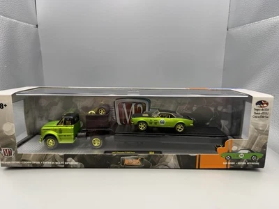 Camión rampa Chevy C60 1967 Chase Hauler M2 1:64/Chevrolet Camaro 1968 SS-S32-NUEVO Foto 1 de 4