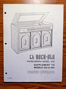 Rock Ola Model 453 454 Jukebox Teilekatalog Handbuch Original Phonograph Musik - Bild 1 von 2